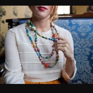 Noonday Funky Paper Bead Necklace